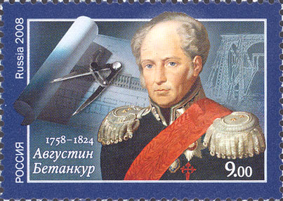 Agustin de Betancourt, sello ruso