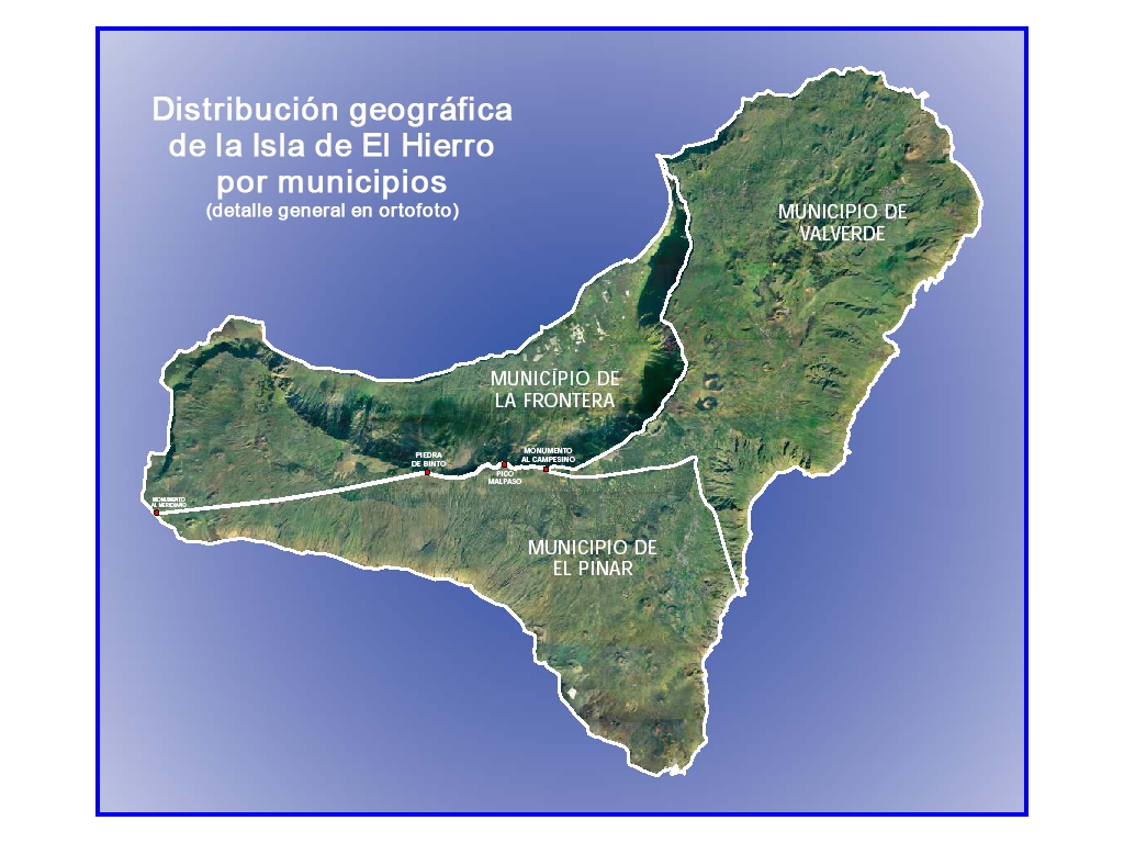 El Hierro y sus tres municipios