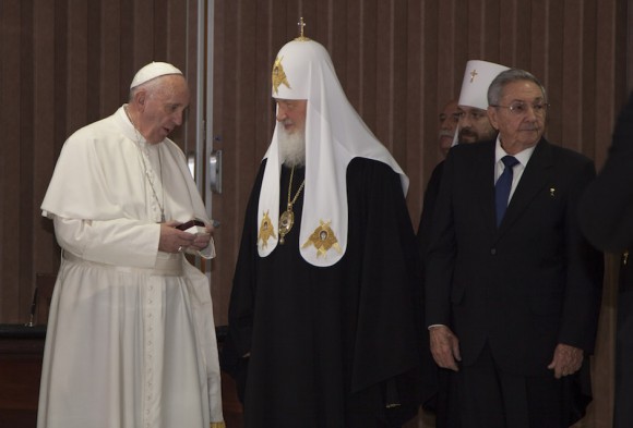 El Papa Francisco y el Patriarca Cirilo